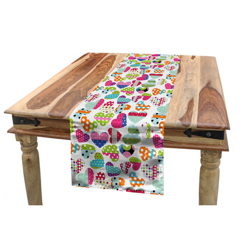 East Urban Home Colorful Table Runner Wayfair